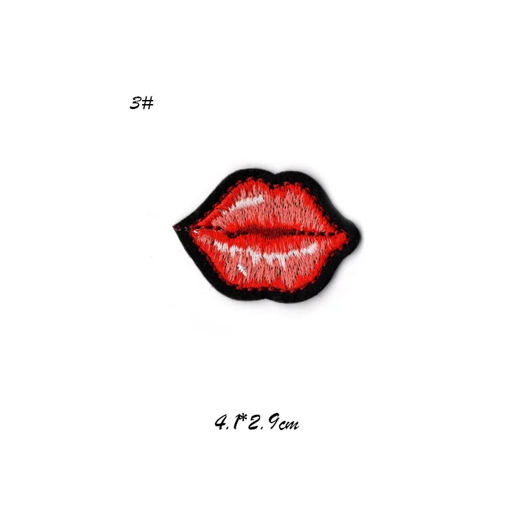mouth lips patches for clothes 6