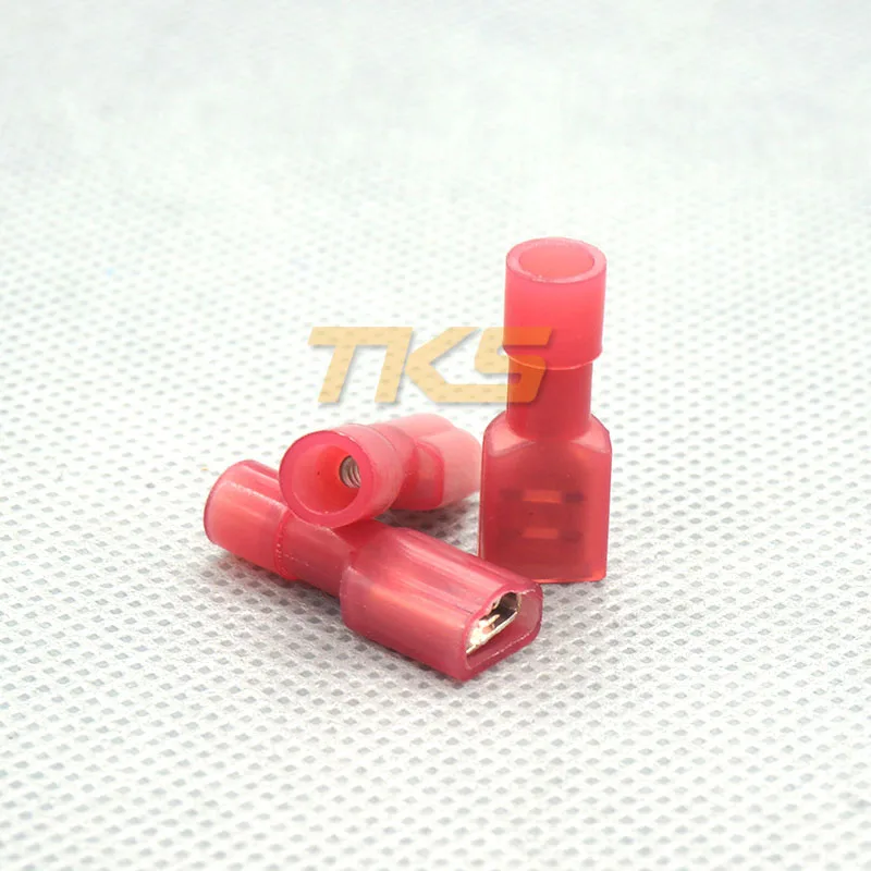 Nylon Fully Insulated FDFN 1.25 250 Electrical Spade Connectors Male