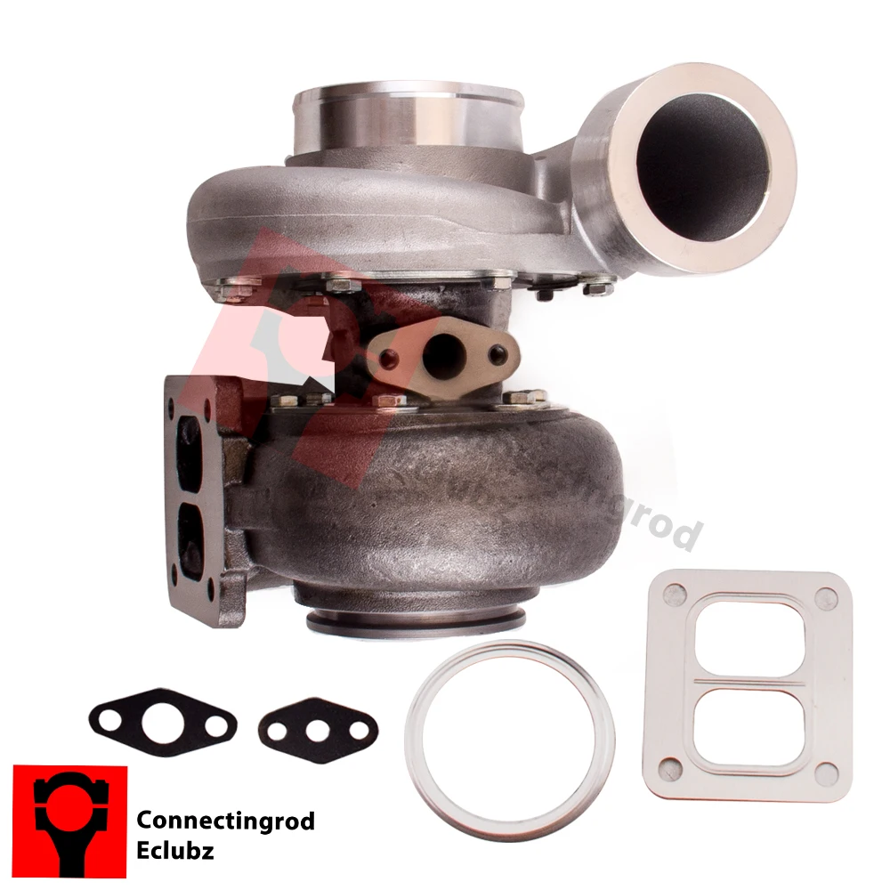 GT45 T4 T66 turbine.66 A/R Com1.05 A/R V band 600+HP Turbocharger
