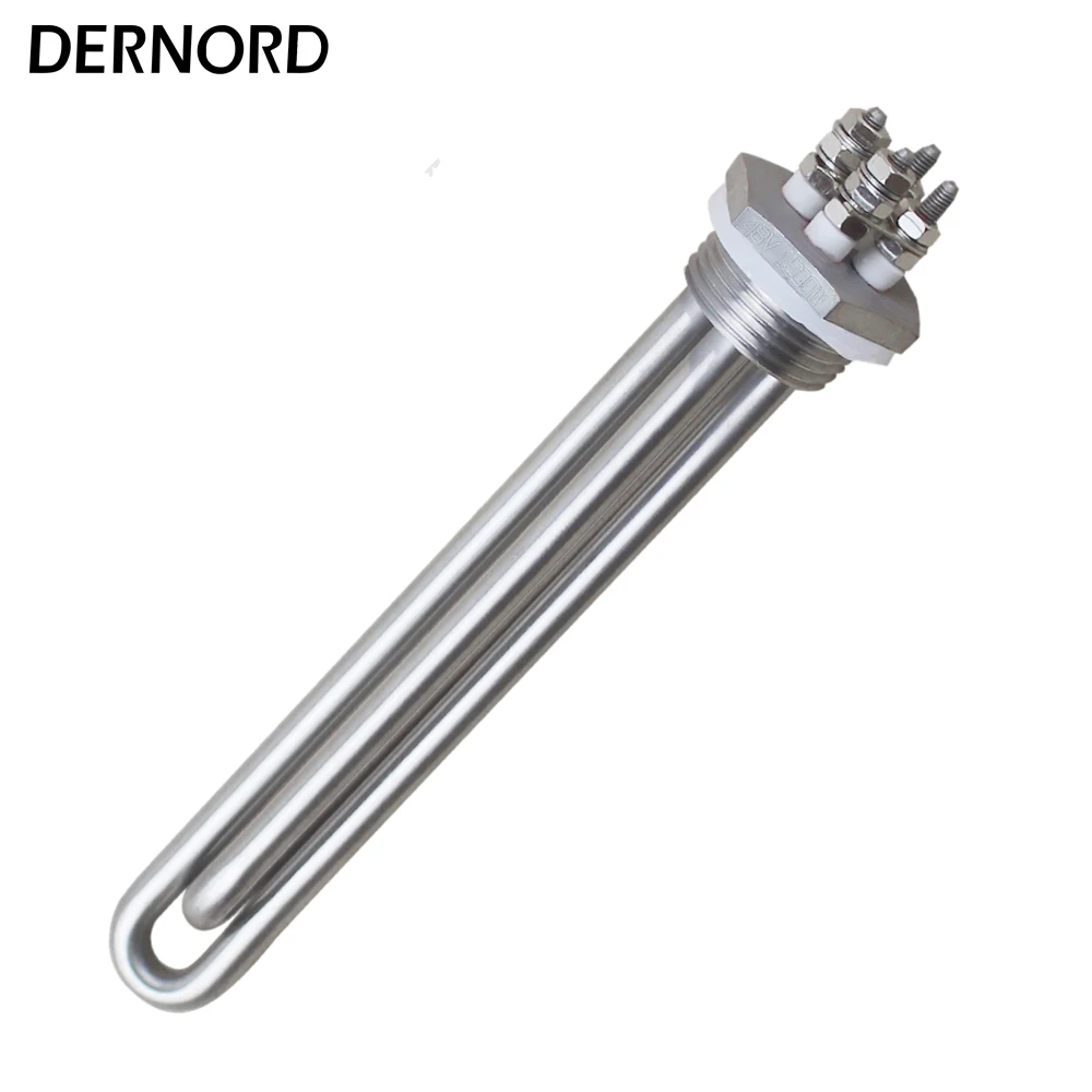 DERNORD Stainless Steel 48V 1500W DC Heater Element Immersion Water