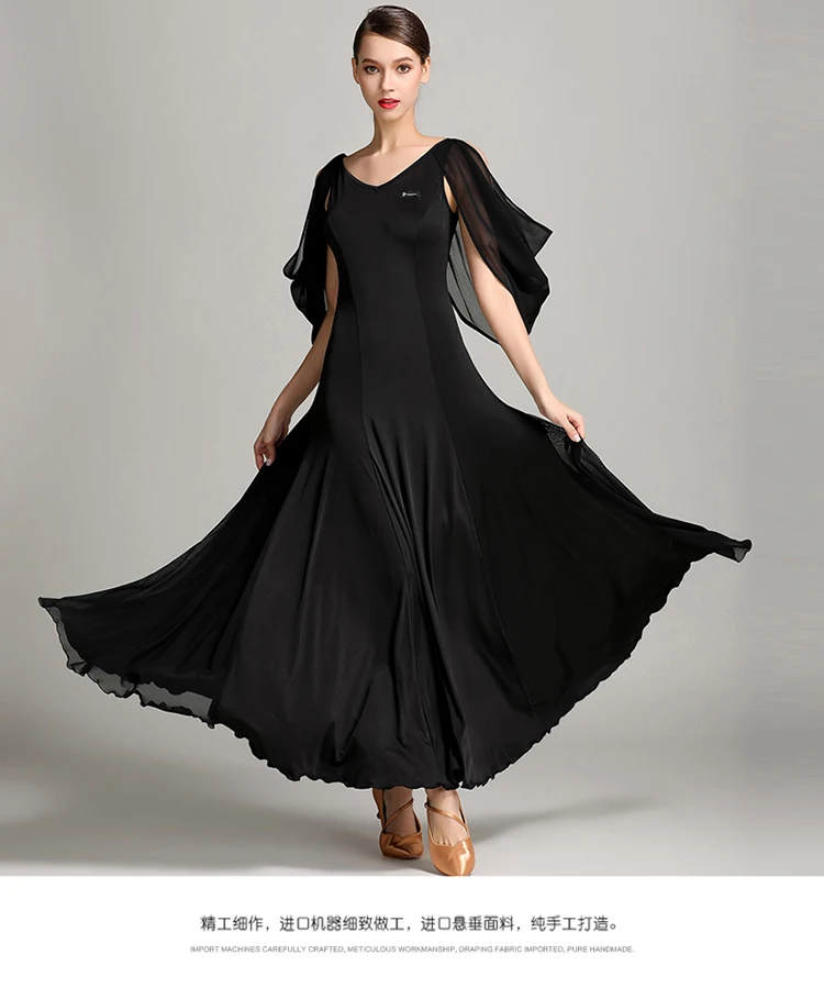 Ballroom Dancing Dresses Waltz Dresses For Women ballroom Dancing Clothes Foxtrot Flamenco Modern Dance Costumes Floating Yarn