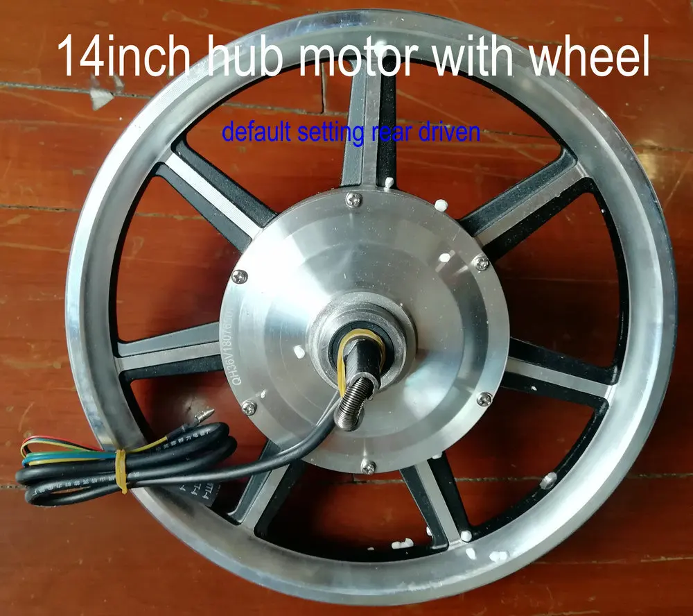 14inch BLDC hub motor with wheel& hall sensor 24v36v48v for electric bicycle MONIMOTO SCOOTER
