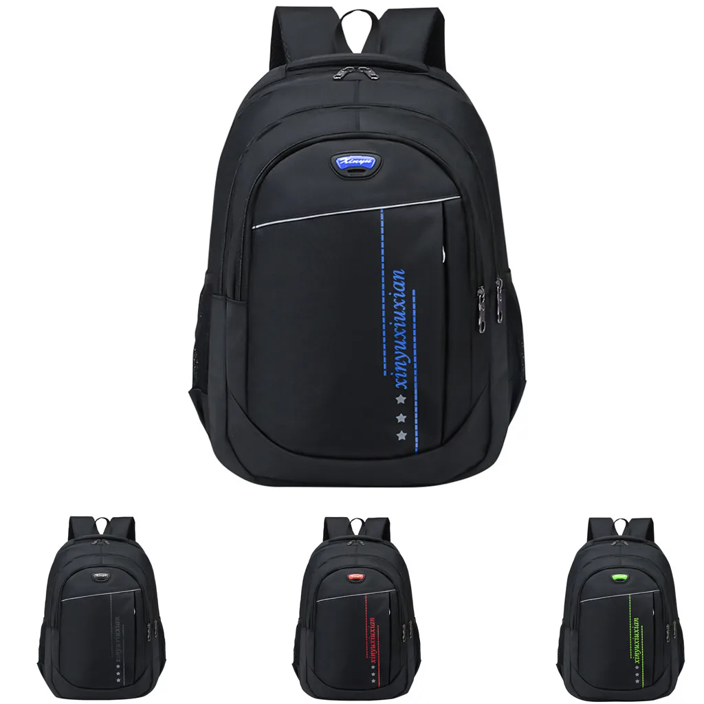 

Coneed Men's Leisure Fashion Multi-Zipper Multi-Pocket Large Capacity Shoulders Bag Travel Backpacks Male 2019 May2 P40