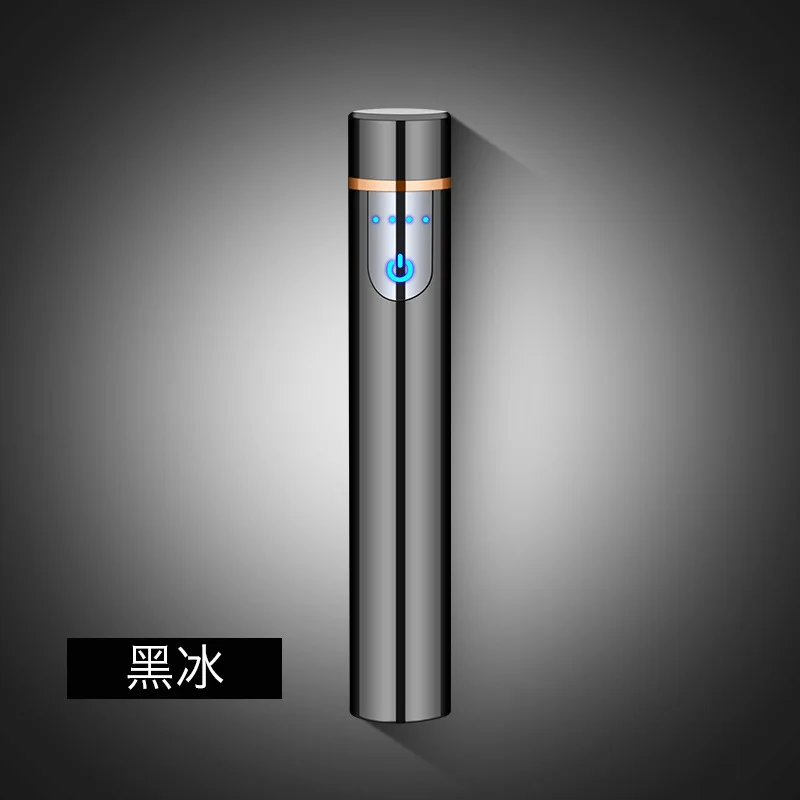 Сенсорный датчик зажигания прикуриватель вольфрамовый провод прикуриватель цилиндрическая мини USB перезаряжаемая Проводная зажигалка - Цвет: 3