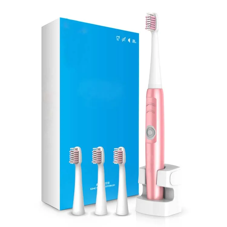 Ultrasonic Waterproof Electric Toothbrush Wireless Rechargeable Rotary