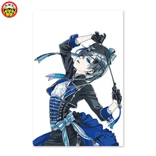 Популярная, сделай сам Цифровая живопись, красивая, аниме, манга, черный деловой Шир