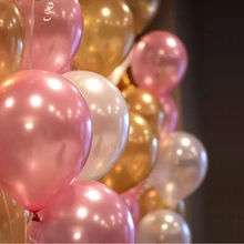 20 шт./лот 2,2 г розовый жемчуг воздушный шар латекса 16 Цвета надувные свадебные украшения воздушный шарик Happy День рождения поставляет воздушные шары