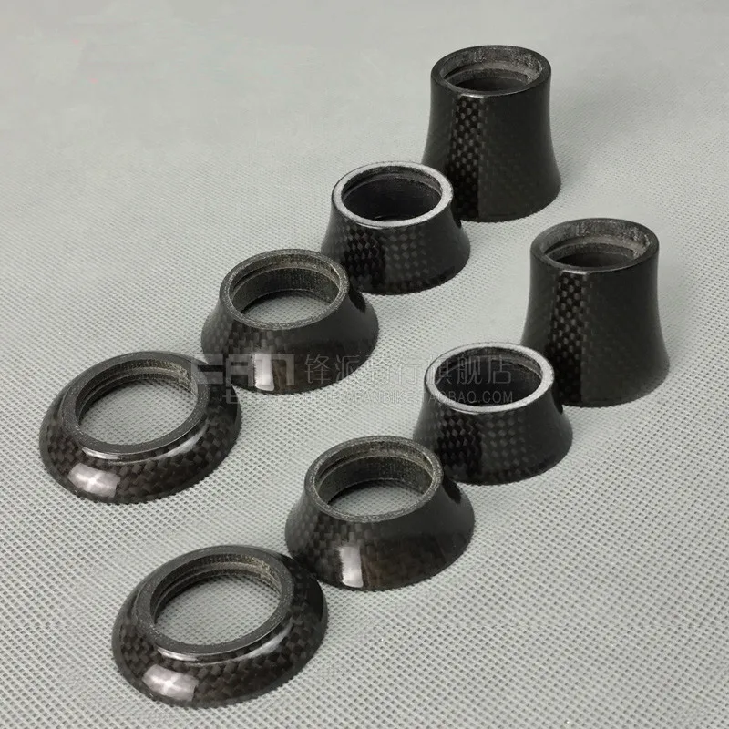 carbon fiber bicycle headset spacer mtb bike washe...