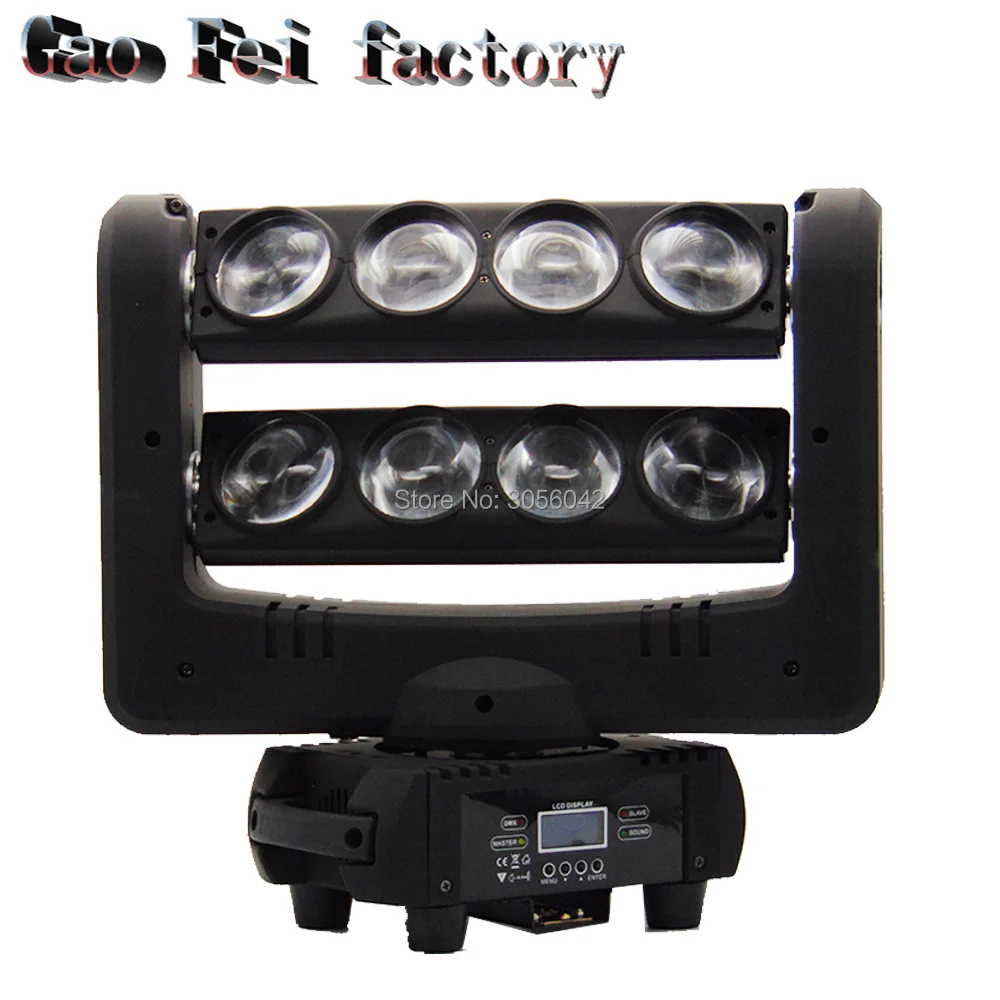 

Mini 8X10W RGBW 4 Colors 1/6/16/36CH DMX Stage Lights Dj Disco Led Spider