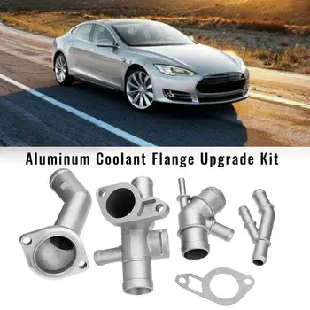 

for MK4 Golf Jetta GLI GTI 337 1.8T For TT 4pcs Set Aluminum Coolant Flange Upgrade Kit
