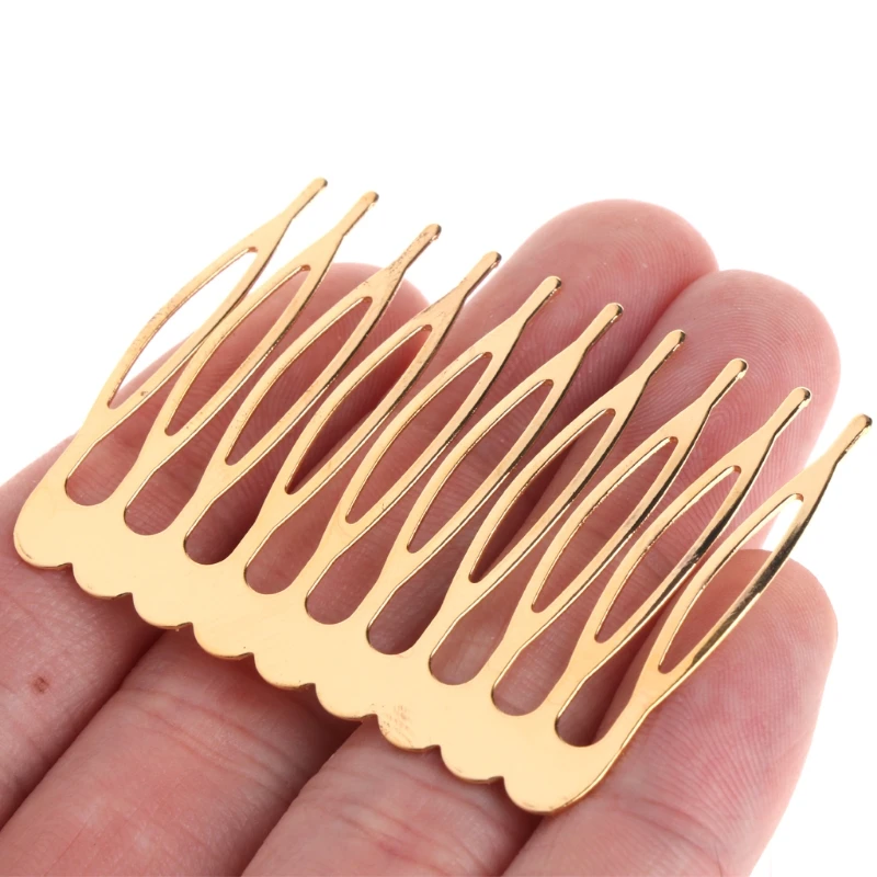 

Bride Crown Comb Wedding Alloy Hair Accessories Jewelry Golden Silver Bridal Pin