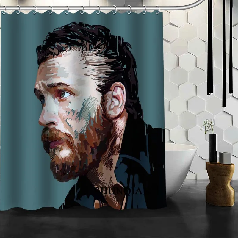 ShunQian Tom Hardy Shower Curtain Funny For Bathroom Waterproof Polyester Fabric Eco-Friendly 2020 Bath Gift | Дом и сад