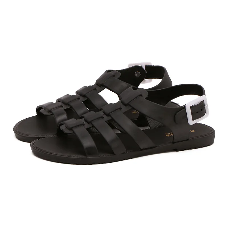 

2018 New Stylish Summer Sandals Female Crystal Jelly Shoes Beach Shoes Boots Slip Plastic Shoes