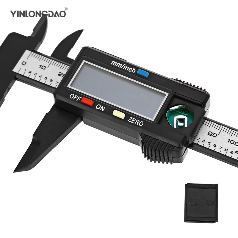 0-150mm Electronic Digital Vernier Caliper Carbon Fiber Vernier Caliper  Gauge Micrometer Hand Measuring Tool Hand Tool  Set