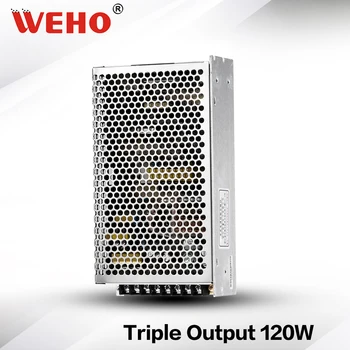 

(T-120D) Triple 5V 12V 24V output ac dc switch power supplied 120W