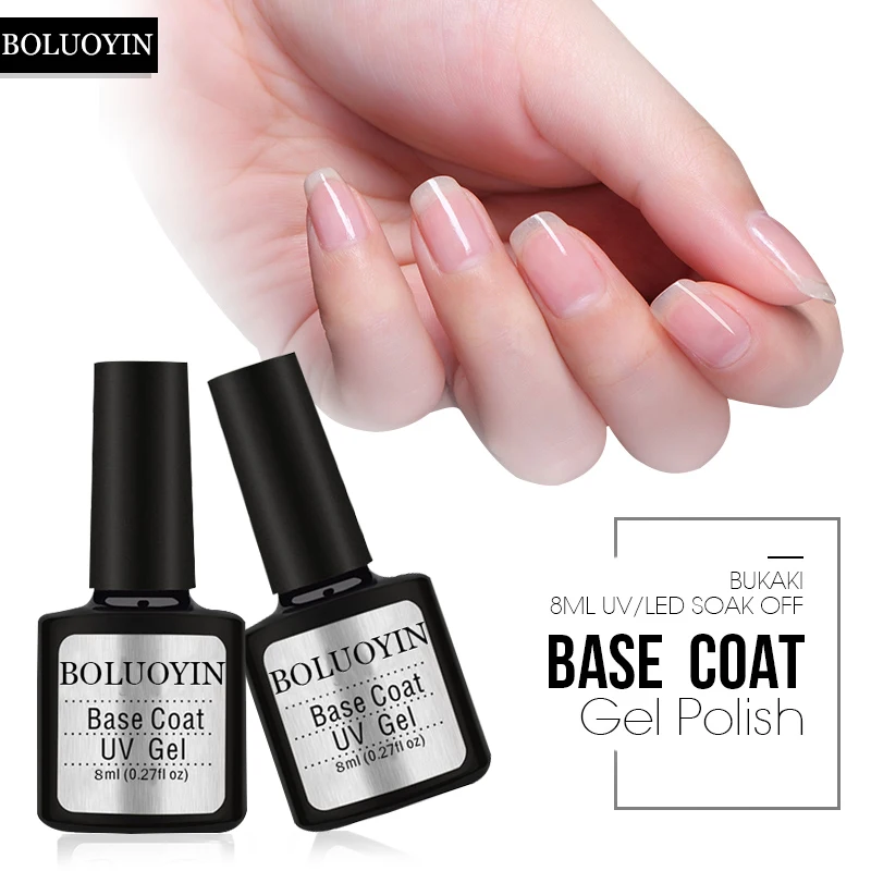 

Soak Off Gel Lacquer Professional 8ml Gel Polish Base and Top Coat Varnishes Primer Nail Art Long Lasting Uv Gel Nail Polish