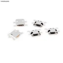 5 шт. Micro Тип USB B гнездо 5-Булавки SMD SMT Jack разъем