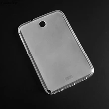 Задняя накладка чехла из ТПУ для samsung Galaxy Note 8,0 N5100 SM-N5100 N5110 N5120 8 дюймов мягкая силиконовая накладка на планшет+ Защитная пленка на экран