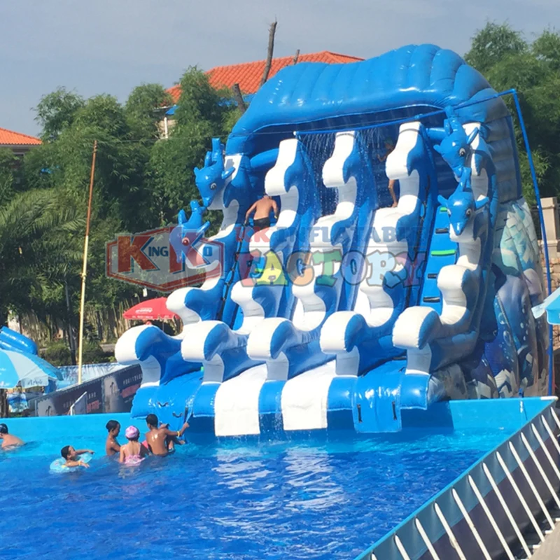 Wear-resistant PVC inflatable water slide