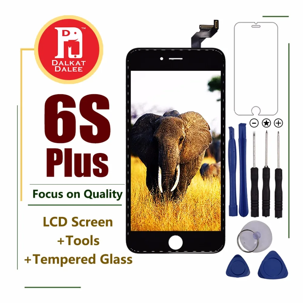 

For iPhone 6S Plus LCD Screen Display Touch Screen Digitizer Full Assembly with Camera Holder + Anti-Dust Mesh + Sensor Holder