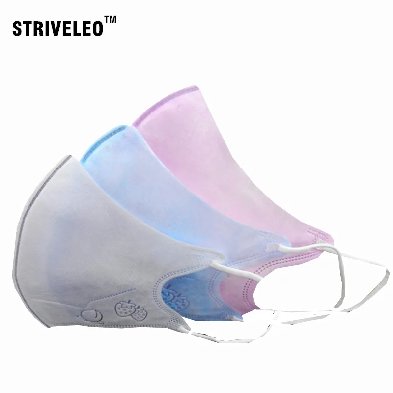 

30pcs/set Disposable Mouth Mask for Children 3D Anti-dust Cartoon Respirator Dust-Proof PM2.5 Face Mask For Boy And Girl