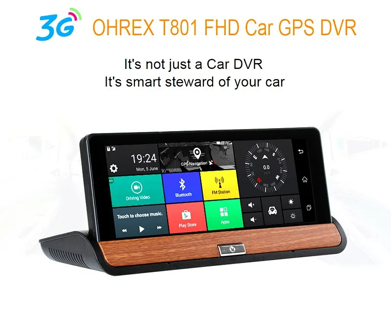 7,8 дюймов 4G Автомобильный видеорегистратор Камера gps FHD 1080P Android Dash Cam навигация ADAS Автомобильный видеорегистратор двойной объектив с обратным изображением - Название цвета: 3G