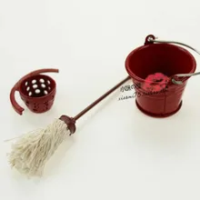 Мини кукольный домик миниатюре едят сцены модель аксессуары мини СС ведра