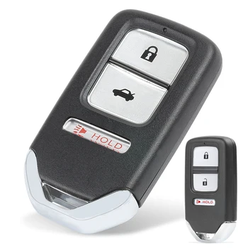 Keyforkess 313.8MHz ID47 FCC: KR5V1X A2C80084900, Smart Smart 2 1 3 pulsante telecomando per auto portachiavi per Honda HR-V Crosstour Fit - KEYECU 313 8MHz ID47 FCC KR5V1X A2C80084900 Smart Smart 2 1 3 pulsante telecomando per
