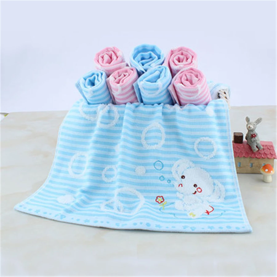 morbido cotone del bambino towel neonato garza panno del fumetto 1 pz a righe salviette assorbenti bagno towel bavaglino neonato