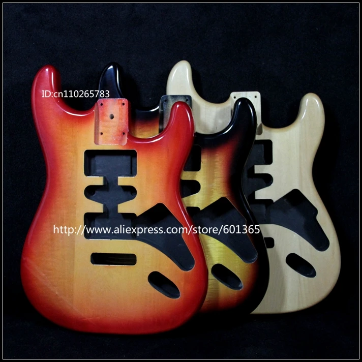 Basswood electric guitar body electric guitar kit kits basswood please leave message to tell us which color do you want