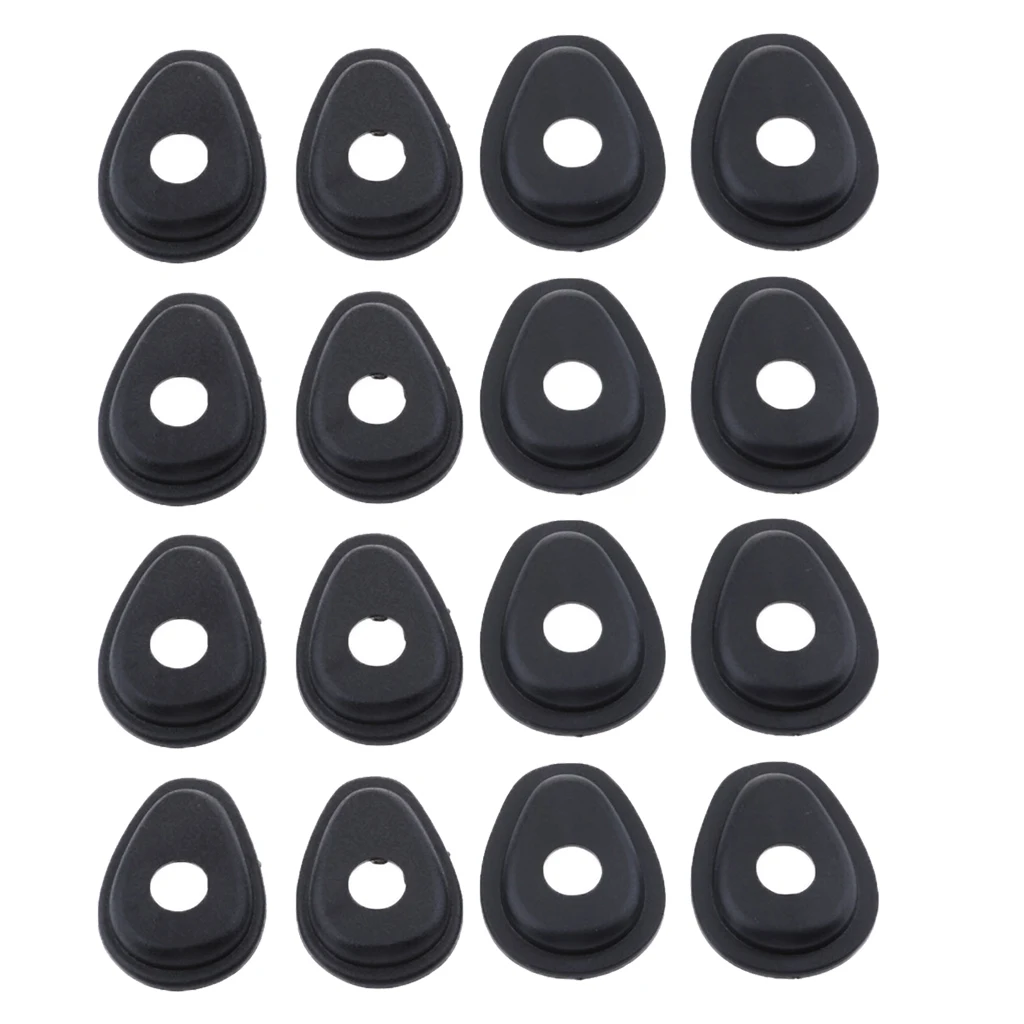 16 Pcs Turn Motorcycle Turn Signals Indicator Adapter Spacers For Yamaha MT-09 Tracer / Tracer 900 / FJ-09 2015-18 ABS Plastic