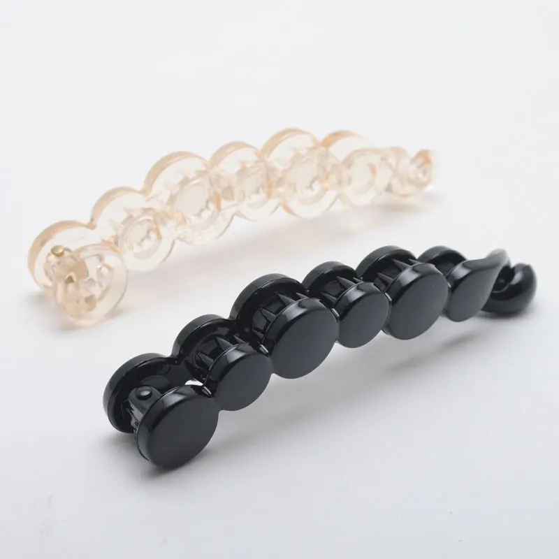 Elegant Black Hair Claw Clips - Stylish Hair Accessories