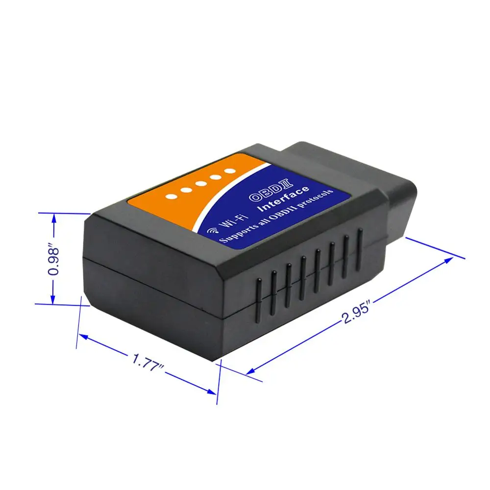 SMARTECH ELM327 OBD II wifi OBD2 V1.5 с чипом PIC18F25K80 автомобильный диагностический OBD 2 ELM 327 сканер Wi-Fi для Android/IOS/Windows