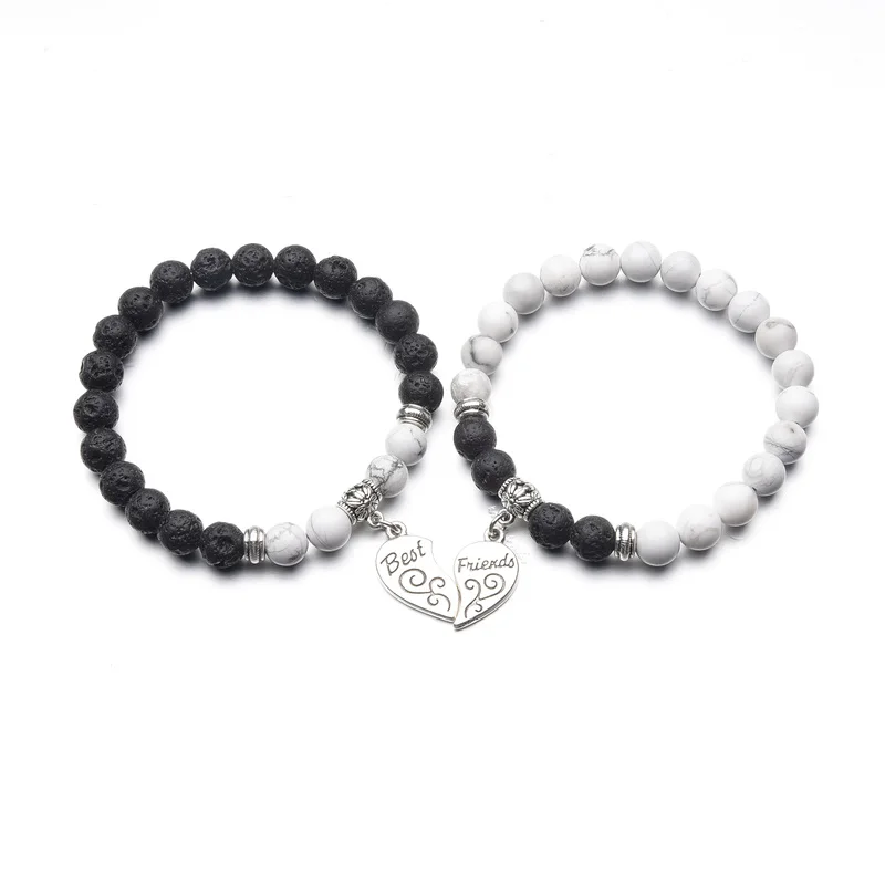 

ASHMITA 2019 Best Friend Bracelet Group White Pine Amazon Man Fashion Women Gift For Beautiful Beads