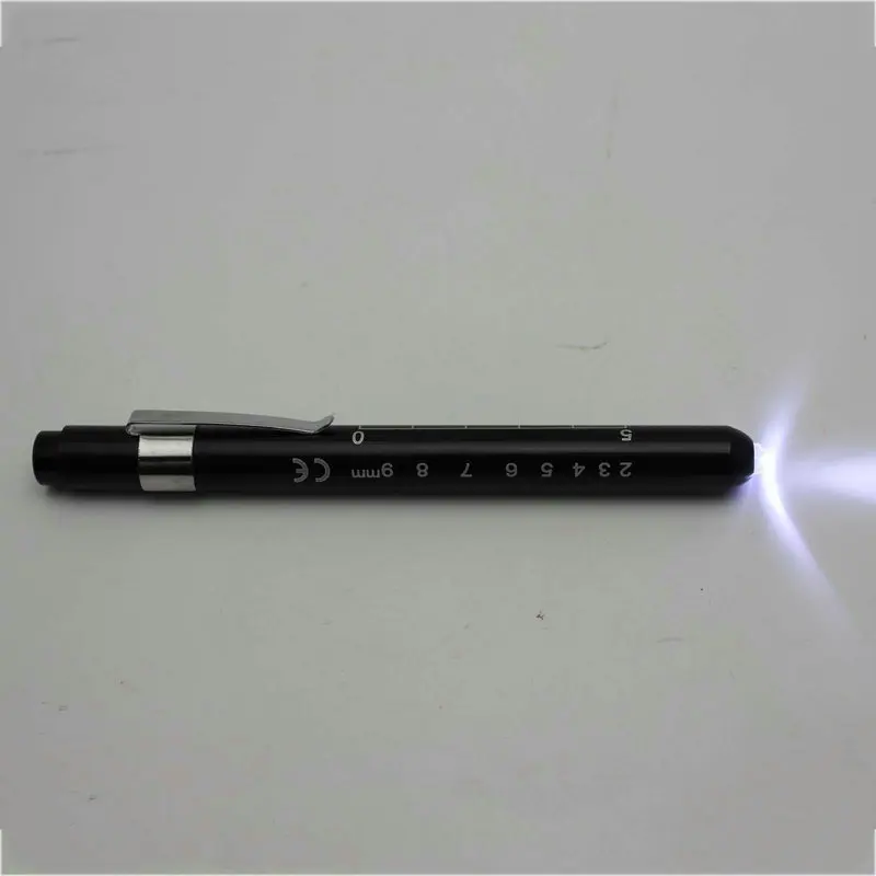 

Reusable LED PUPIL GAUGE Doctor Nurse Check Pen Light Medical Penlight led flashlight