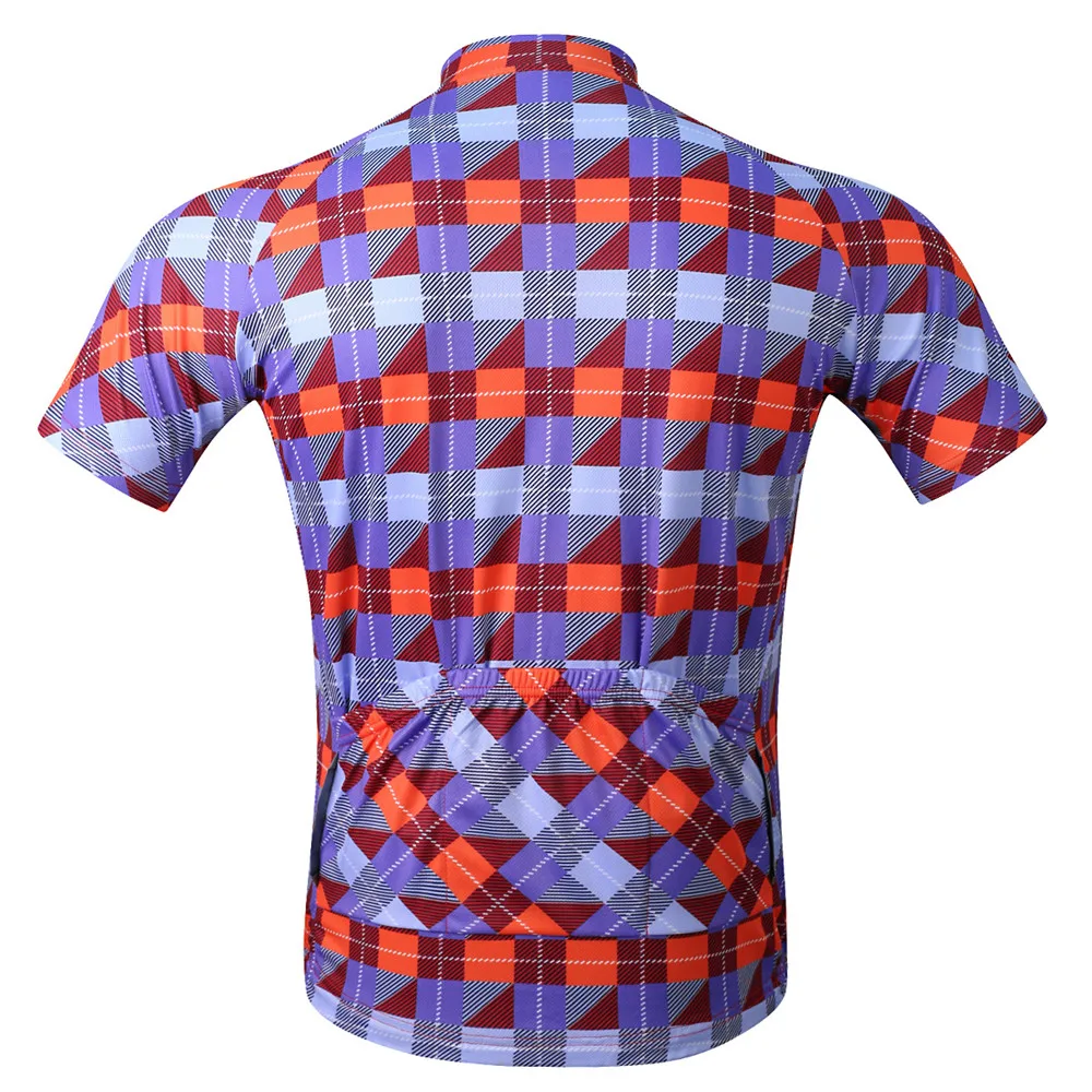WOSAWE Summer Pro Team Plaid Cycling Jersey Men Short Sleeve T Shirt MTB Bike Bicycle Breathable Sportswear Cycle Clothes M-3XL WOSAWE Summer Pro Team Plaid Cycling Jersey Men Short Sleeve T Shirt MTB Bike Bicycle Breathable Sportswear Cycle Clothes M-3XL