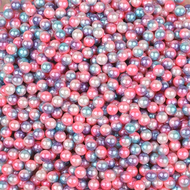 

NEW 500Pcs/lot 4mm Round ABS Shape Imitation Pearls Beads No Hole Multi Color Handmade DIY Bracelet Jewelry Accessories Making