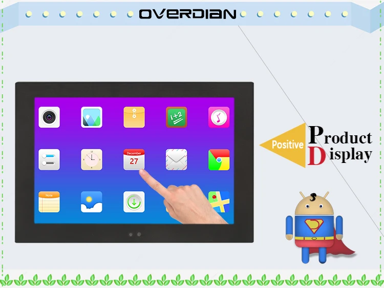 18 дюймов системы Android промышленный компьютер бытовой встроенный компьютер resistancetouch компьютер 16:9 экран один Touch1366 * 768
