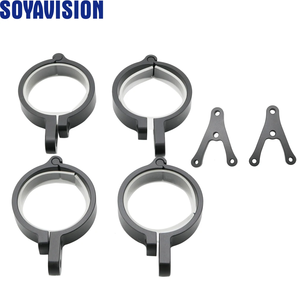 

New Black Universal Motorcycle 7" Headlight Mount 7 inch Head Light Housing Bracket For Harley Honda Yamaha Suzuki