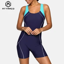 Купальный костюм attro, женский купальник, сдельный, спортивный, для бега, для мальчиков, с открытой спиной, летняя пляжная одежда, купальные костюмы, монокини