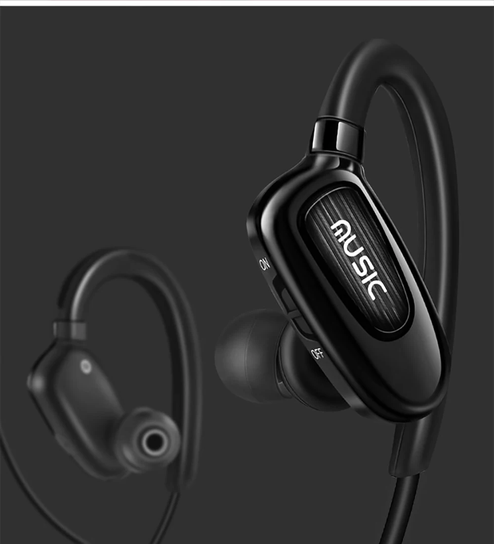 S5 Беспроводной Спортивная bluetooth-гарнитура CSR ушные наушники-Крючки Bluetooth наушники с микрофоном для телефона из поликарбоната