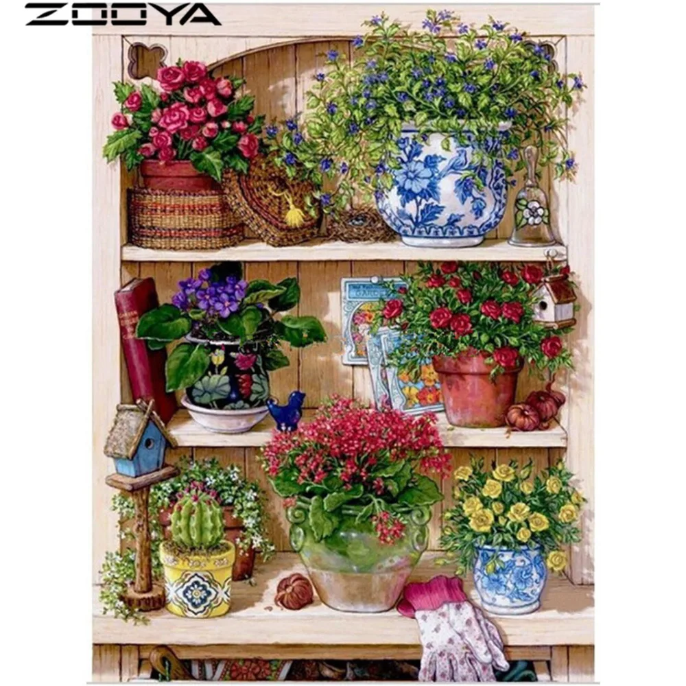 Алмазная мозаика ZOOYA 5D DIY Вышивка Хобби картины по номерам настенные наклейки