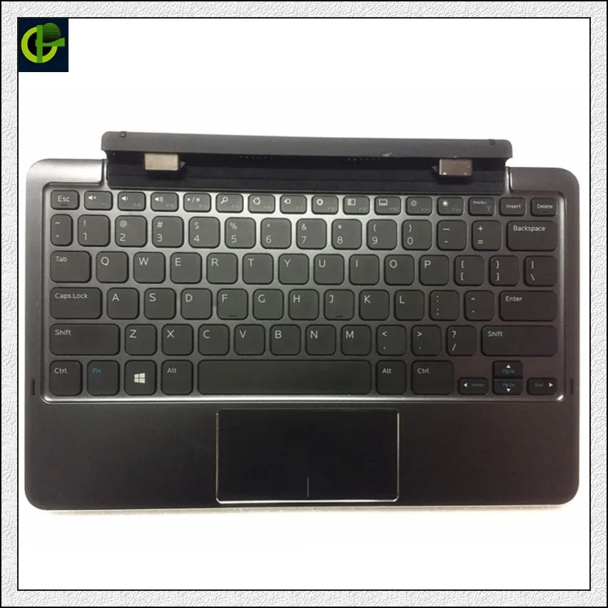 Billige Original tastatur mit batterie basis abdeckung docking station K12A für Dell Venue 11 Pro 5130 7130 7139 7140 fall palmrest laptop pc