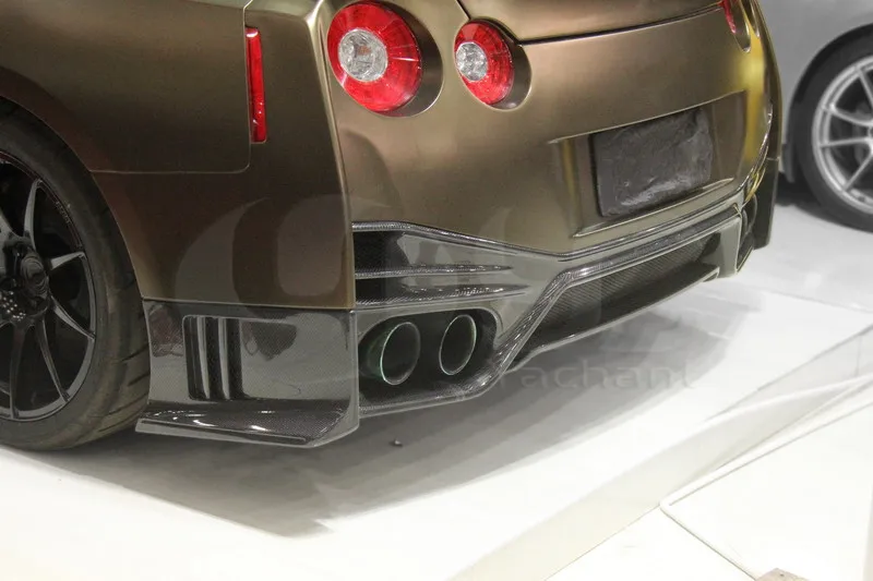 2011-2015 Nissan R35 GTR DBA OEM Style Rear Diffuser Underboard CF (9)