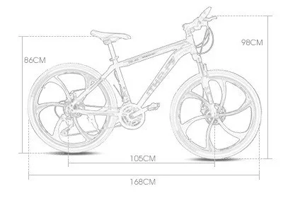 Размеры велосипеда 29 дюймов
