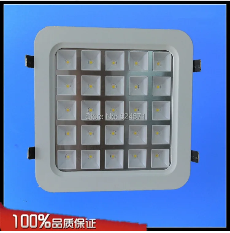 

Free shipping 25x1W LED grille lamp LED Lattice lighting AC85~265V kitchen lamp 215*215MM 10pcs/lot
