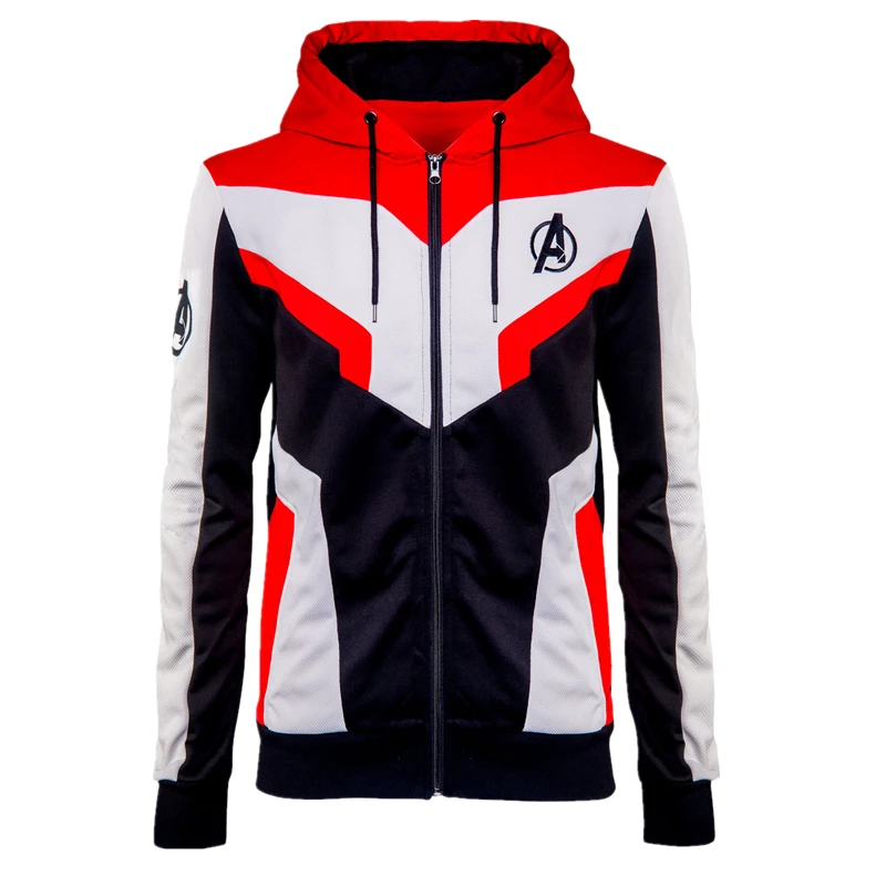 Movie Avengers Endgame Infinity War Quantum Realm Cosplay Costume Hoodies Sweatshirts Embroidery Coat Jacket
