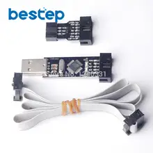Free Shipping~2PCS=USBASP+10PIN TO 6PIN ADAPTER New USBASP USBISP AVR Programmer USB ATMEGA8 ATMEGA128 parts avr programmer atmel programmer usb at jtagice mkii mk2 avr jtag ice xpii avr32 debugger supports avr studio 4 5 6