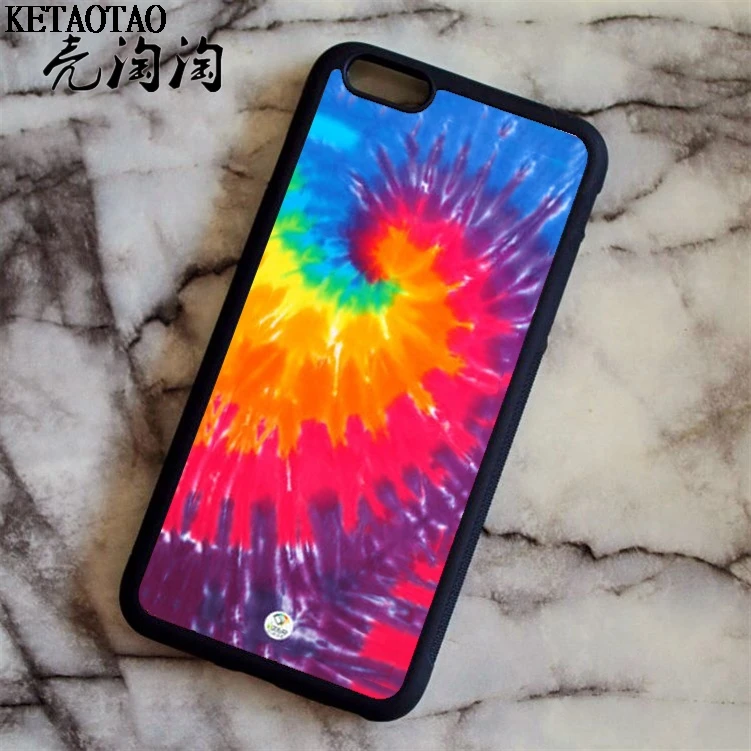 KETAOTAO Tye Dye защитный чехол для телефона s iPhone 4S 5C 5S 6 6S 7 8 Plus XR XS Max X SE из мягкого ТПУ