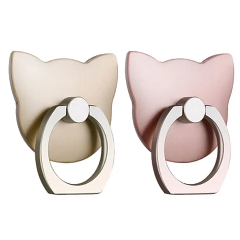 Luxury 360 Degree Finger Ring Cartoon Minnie Head Mobile Phone Smartphone phone Holder Stand 13
